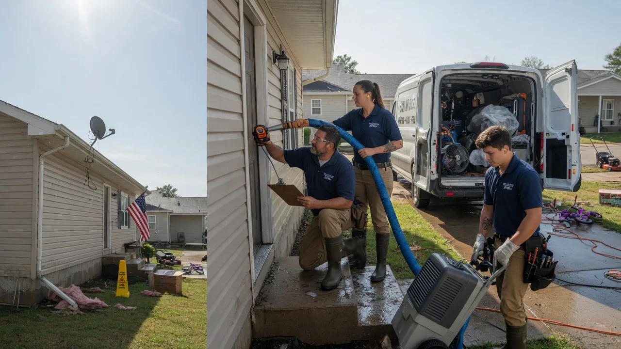 Ceiling Water Damage Restoration in Spencer, TN near me